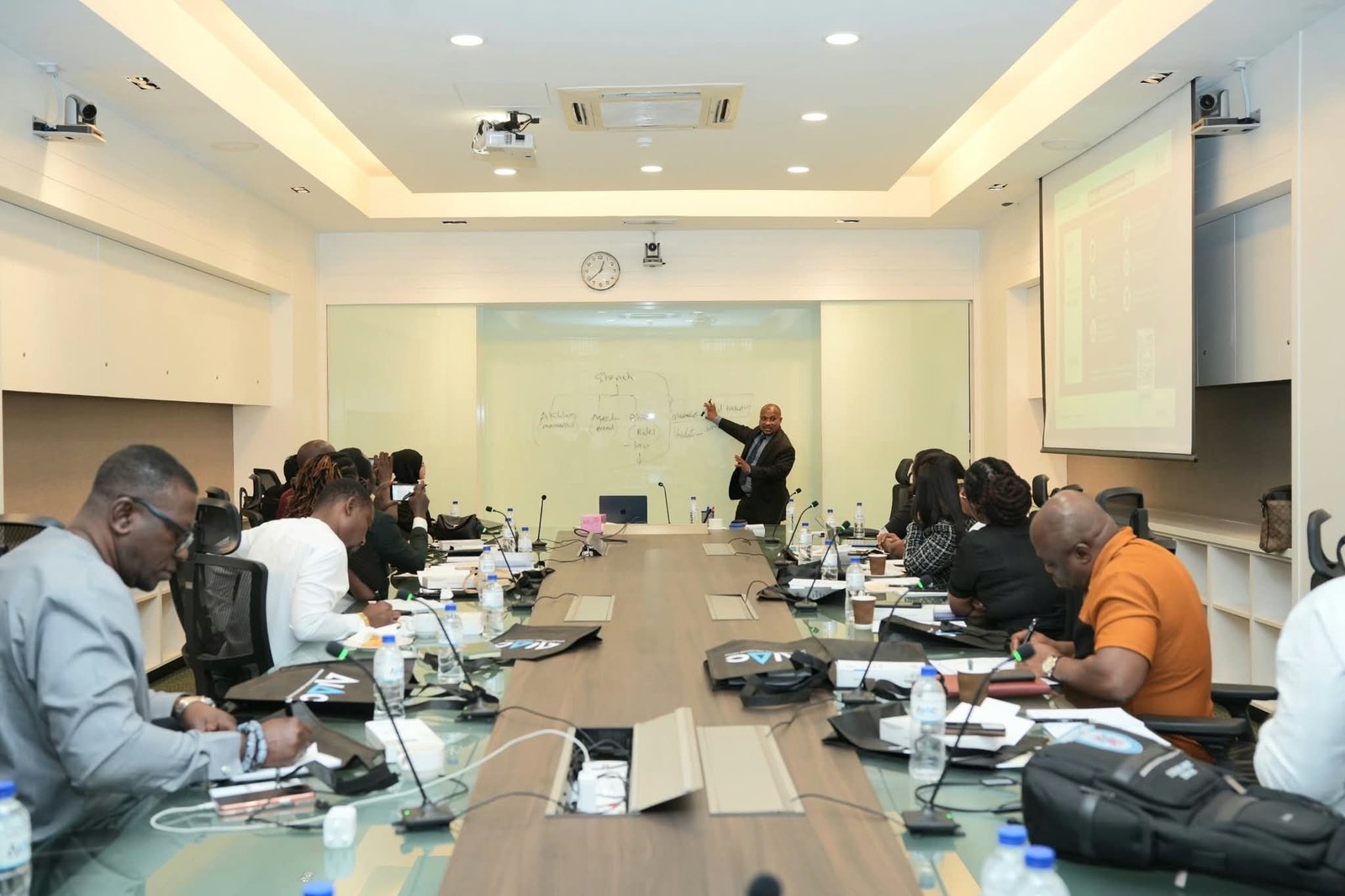 Participants engaging in a practical Alternative Dispute Resolution session at AIAC